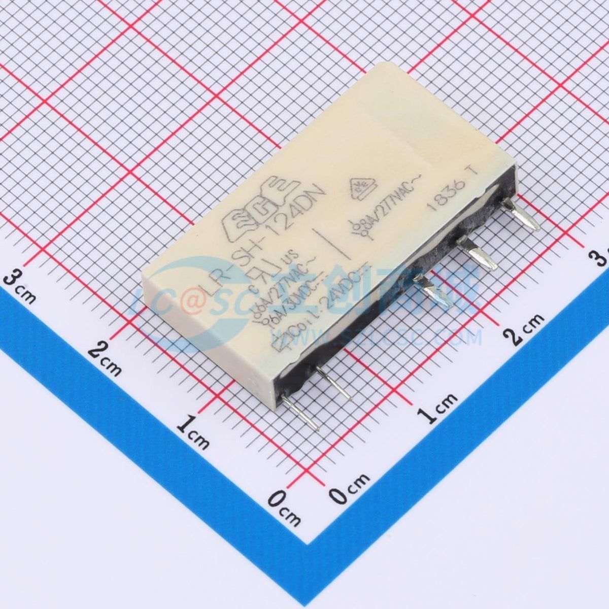 Rơ-le công suất ETR-LR-SH-124DNZ ECE 24V SIP,28x5mm - Techcore Việt Nam