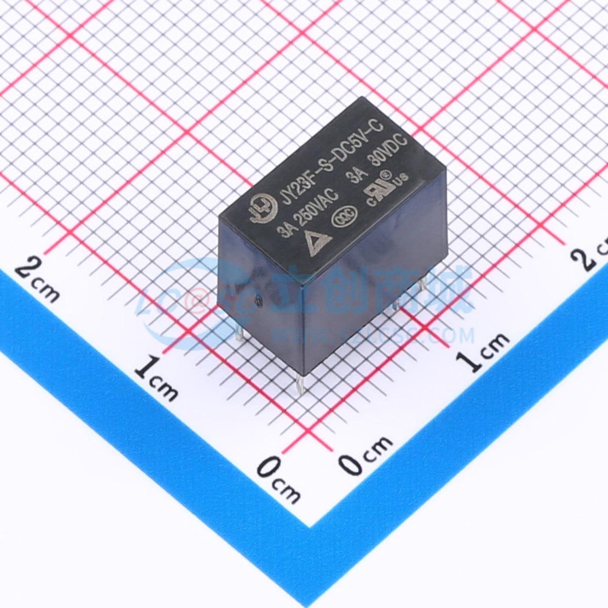 Rơ-le điện tử JY23F-S-DC5V-C JY 5V DIP,12.3x7.4mm - Techcore Việt Nam