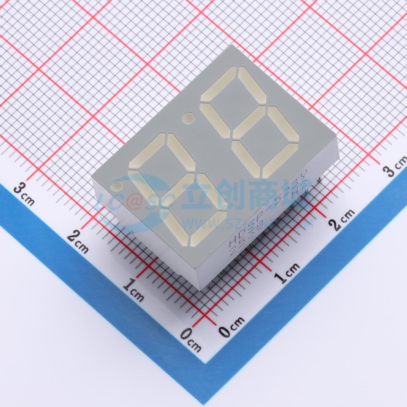 LED 7 đoạn HDSP-523Y Broadcom DIP-18 - Techcore Việt Nam