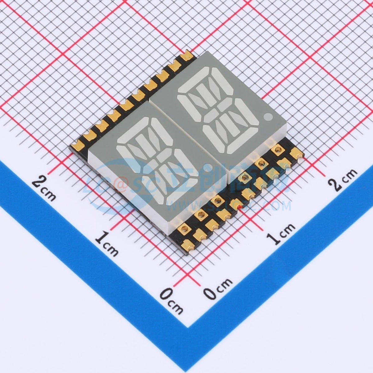 LED 7 đoạn GS4021CB-G Guangcai Display SMD,19x18.8mm Cathode chung - Techcore Việt Nam