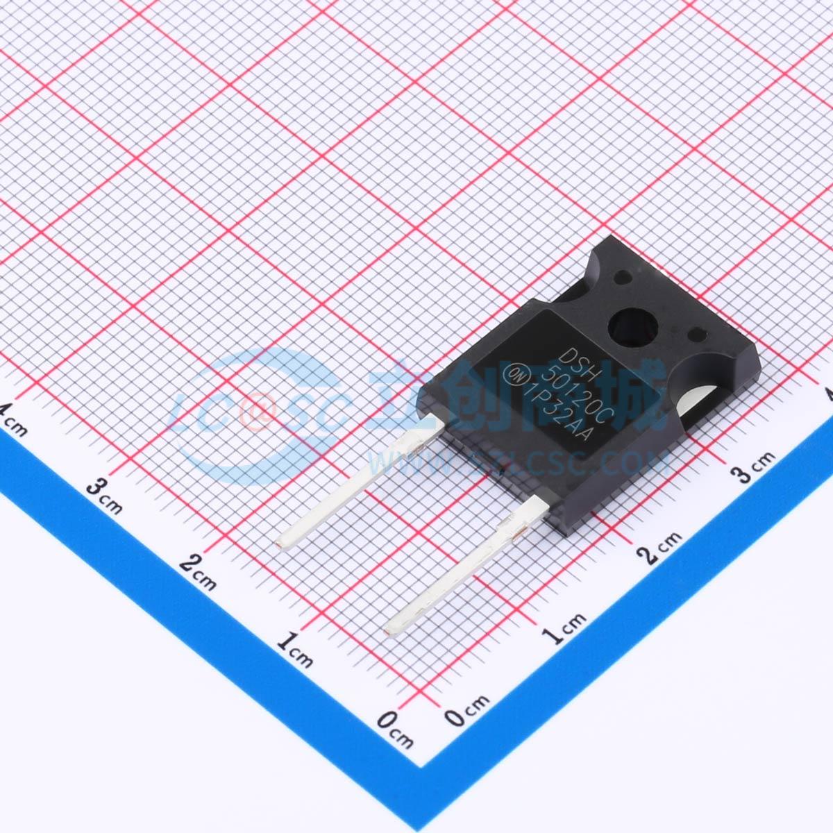 Diode SiC NDSH50120C onsemi TO-247-2 1.75V@50A - Techcore Việt Nam