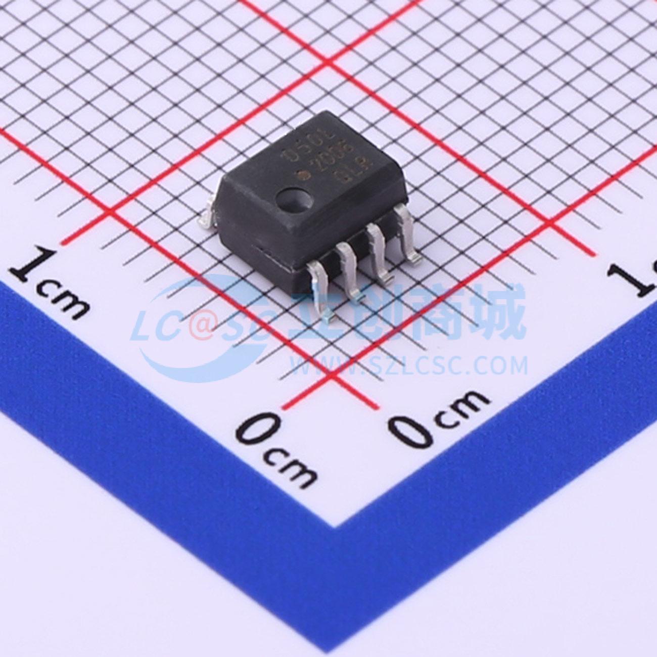 Optocoupler transistor HCPL-050L-500E Broadcom SOP-8 - Techcore Việt Nam