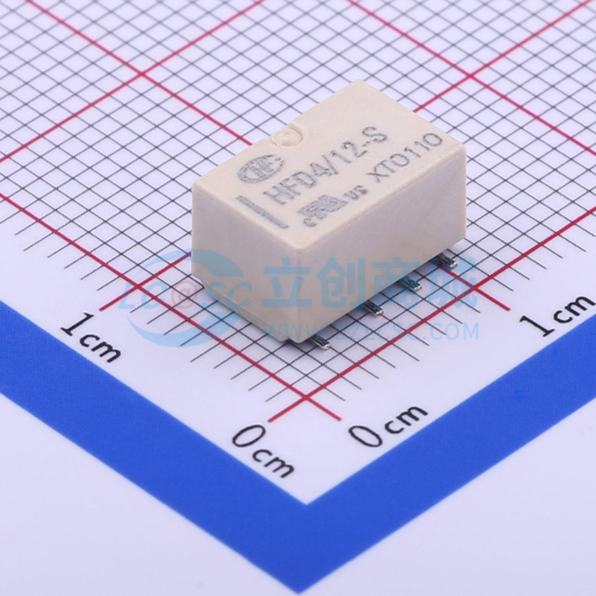 Rơ-le tín hiệu HFD4/12-SR HF SMD,10x6.5mm - Techcore Việt Nam