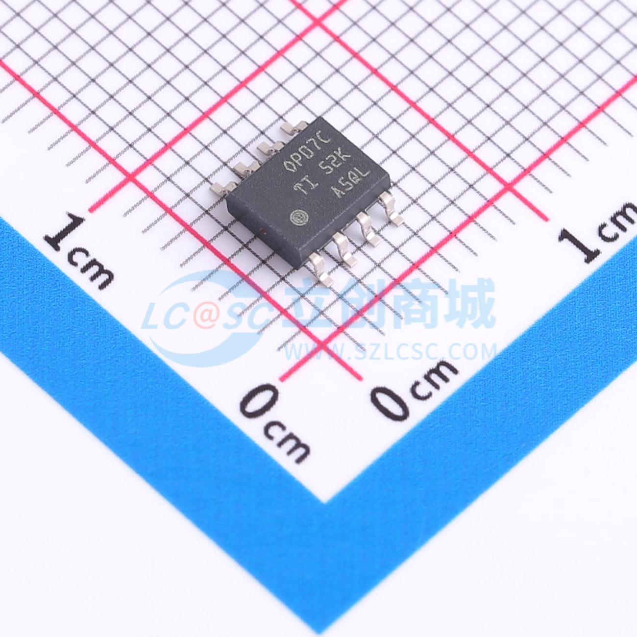 IC Khuếch Đại Thuật Toán Chính Xác OP07CDR Texas Instruments SOIC-8 1 kênh -18–-3 V - Techcore Việt Nam