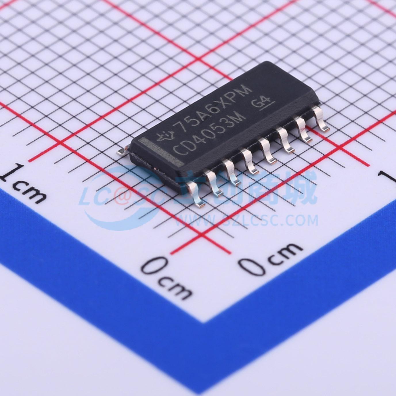 Linh kiện điện tử CD4053BM96 Texas Instruments SOIC-16 - Techcore Việt Nam