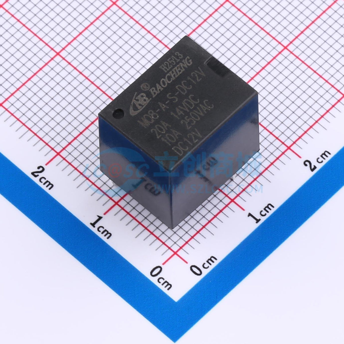 Rơ-le điện tử MQ8-A-S-DC12V 0.6W 20A NBC 12V THT - Techcore Việt Nam
