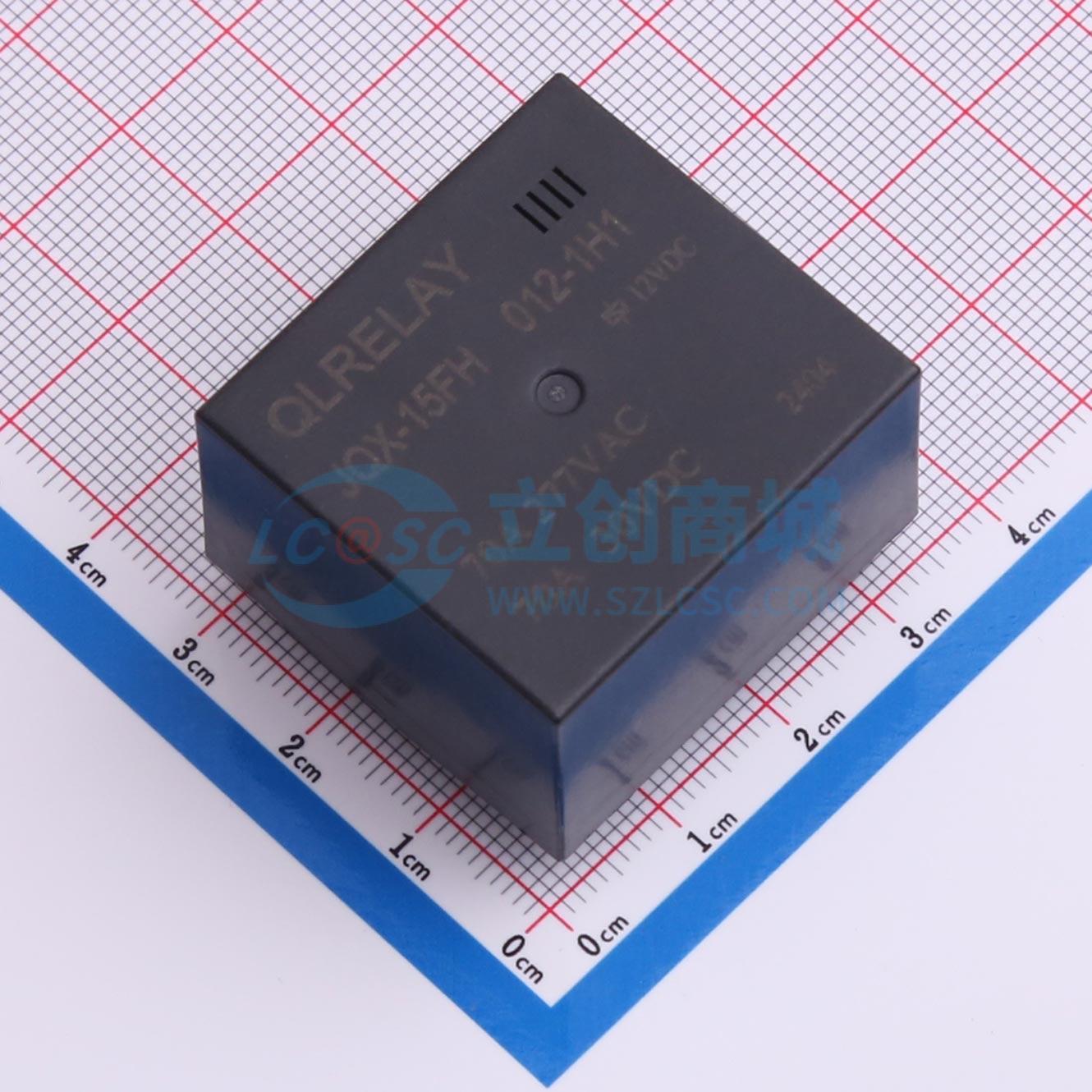 Rơ-le công suất JQX-15FH 012-1H1 QLRELAY 12V THT,34x32mm - Techcore Việt Nam