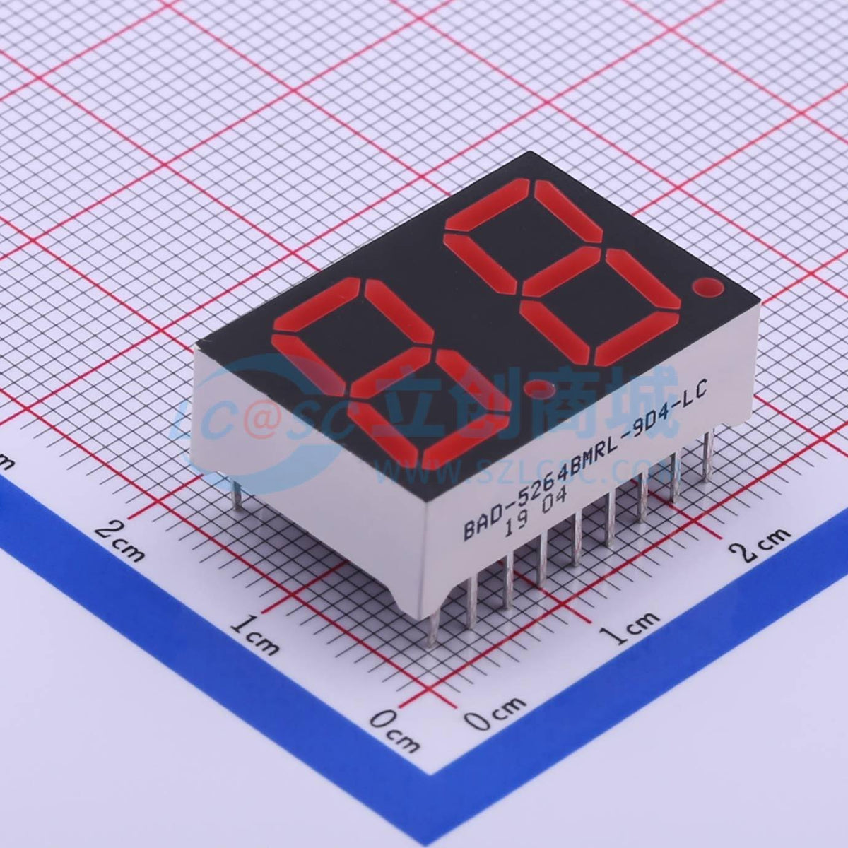 LED 7 đoạn TOD-5264BMRL-9D4-LC OASIS Anode chung - Techcore Việt Nam
