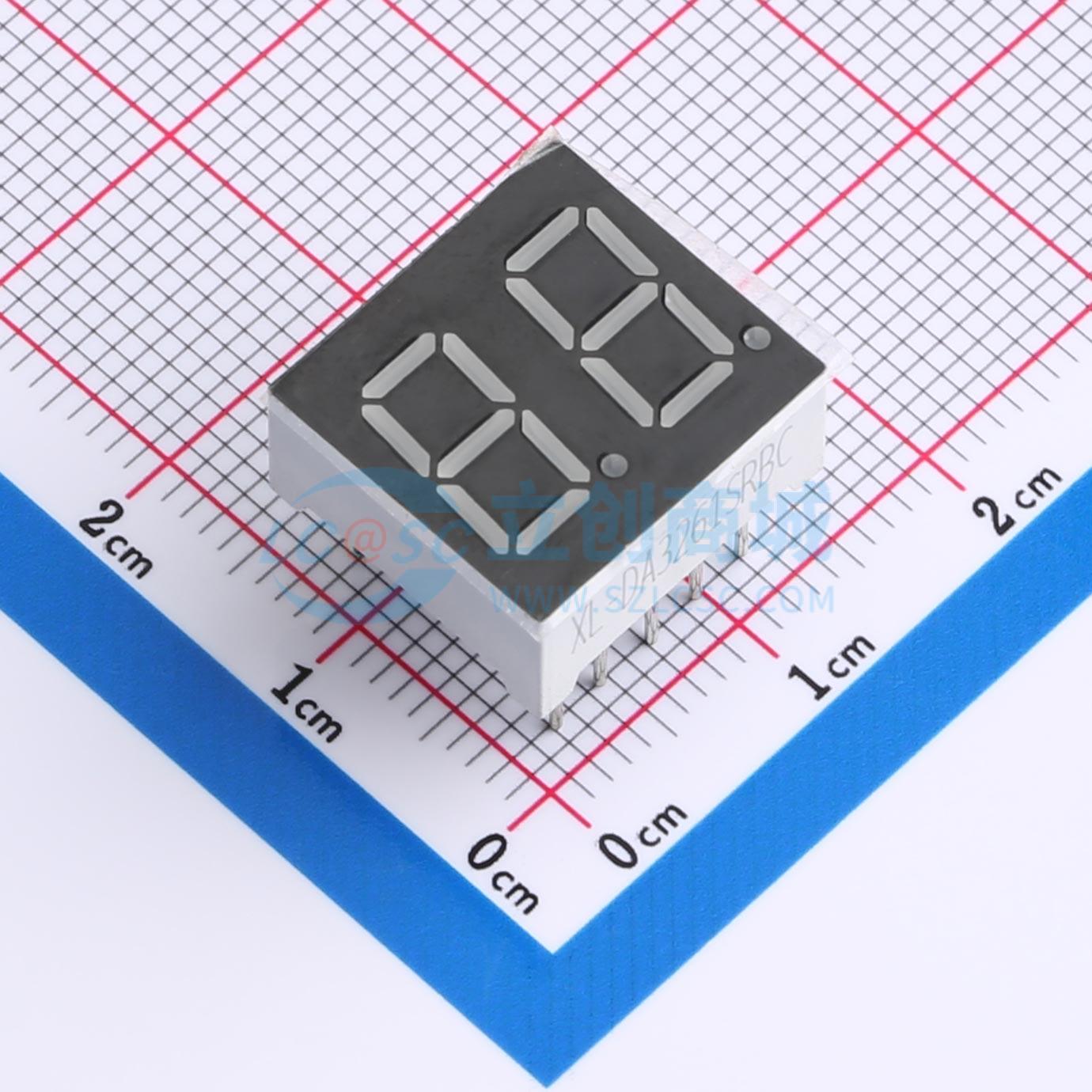 LED 7 đoạn XL-DA3261SRBC XINGLIGHT DIP,15x14mm Cathode chung - Techcore Việt Nam