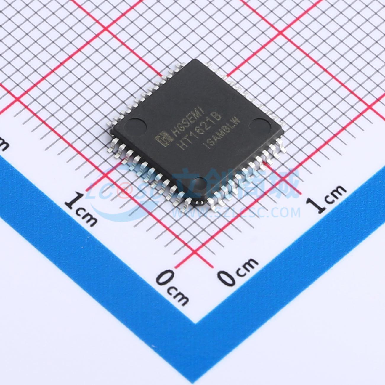 IC điều khiển LCD HT1621BDQ HGSEMI LQFP-44(10.1x10.1) 1V - Techcore Việt Nam