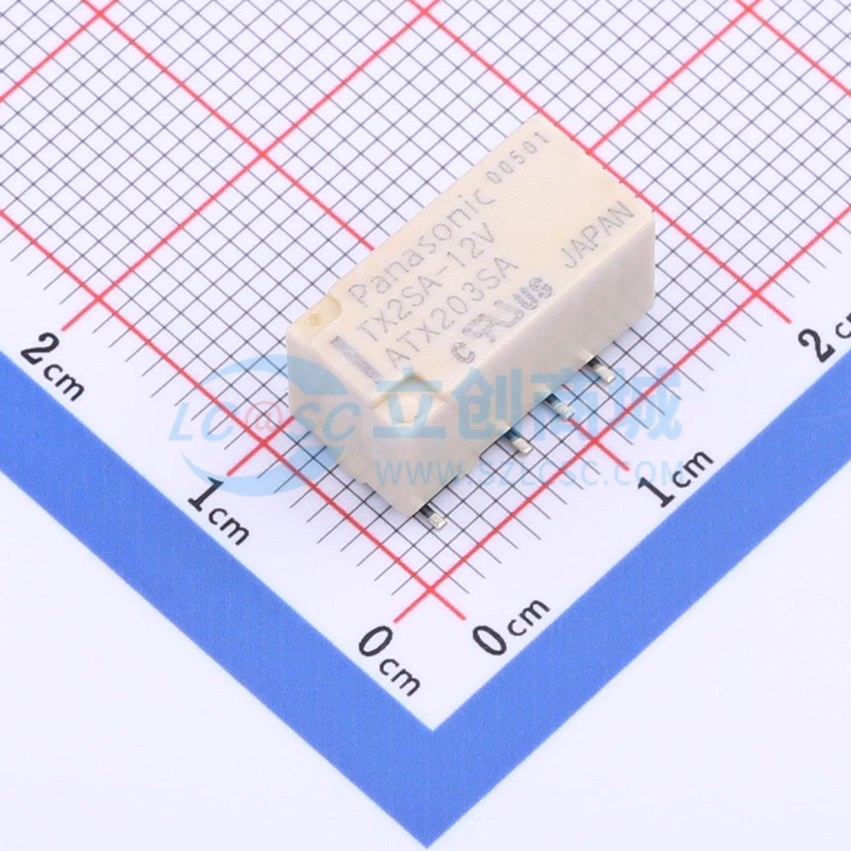 Rơ-le điện tử TX2SA-12V-Z PANASONIC SMD,15x7.4mm - Techcore Việt Nam