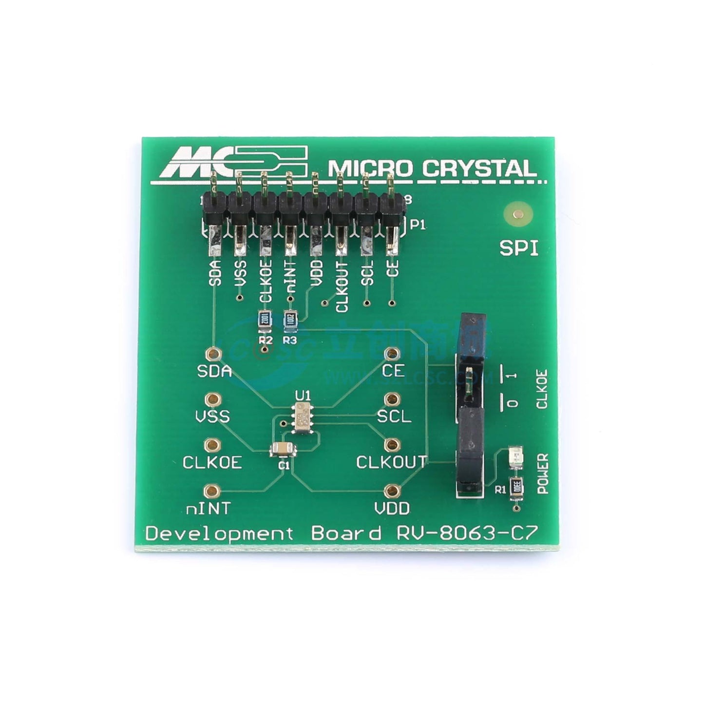 Bo mạch phát triển RV-8063-C7-ON-BOARD-32.768K-20PPM-TA-QC Micro Crystal - Techcore Việt Nam