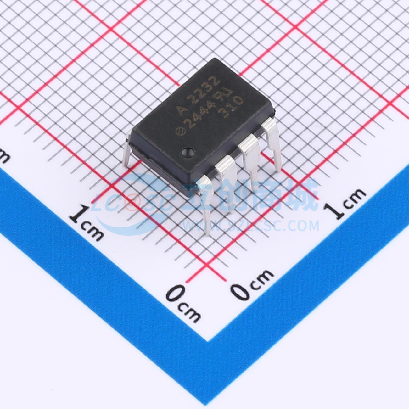 Optocoupler logic HCPL-2232-000E Broadcom DIP-8 - Techcore Việt Nam