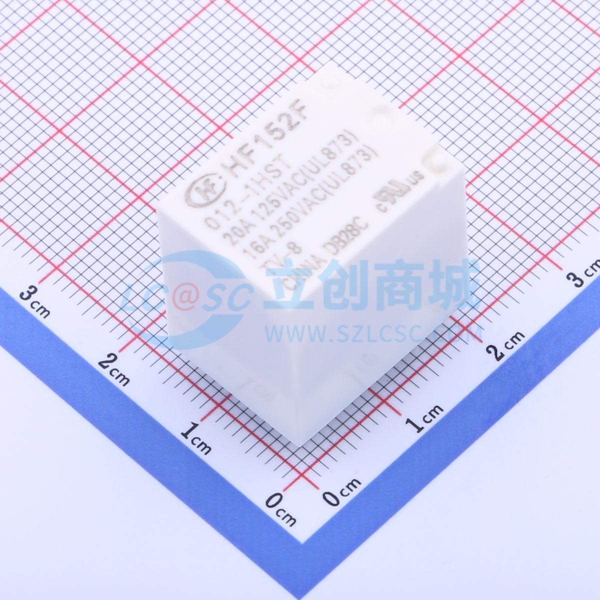 Rơ-le công suất HF152F/012-1HST HF 12V THT,21x16mm - Techcore Việt Nam