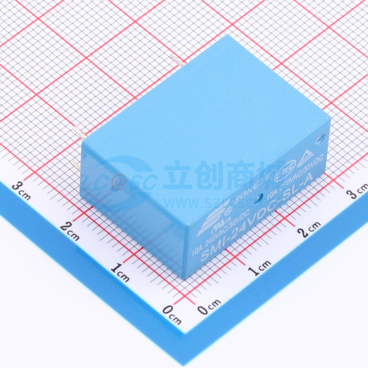 Rơ-le điện tử SMI-24VDC-SL-A SONGLE 24V THT,29.2x12.8mm - Techcore Việt Nam