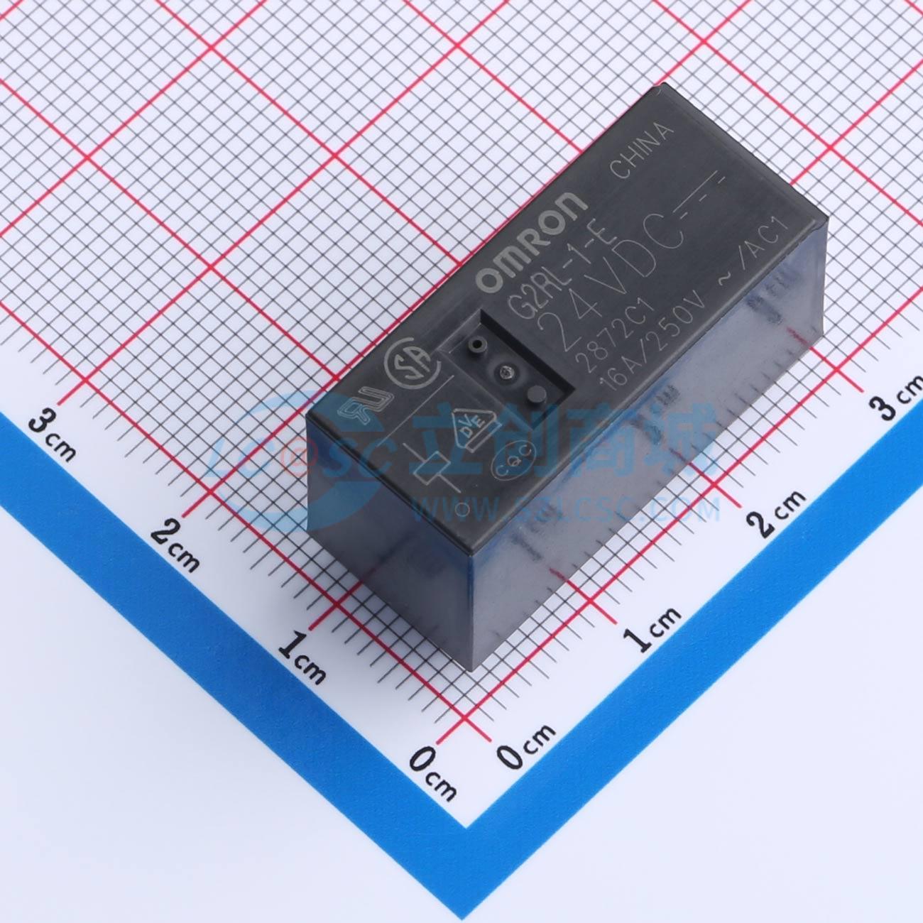 Rơ-le điện tử G2RL-1-E DC24 OMRON 24V THT - Techcore Việt Nam
