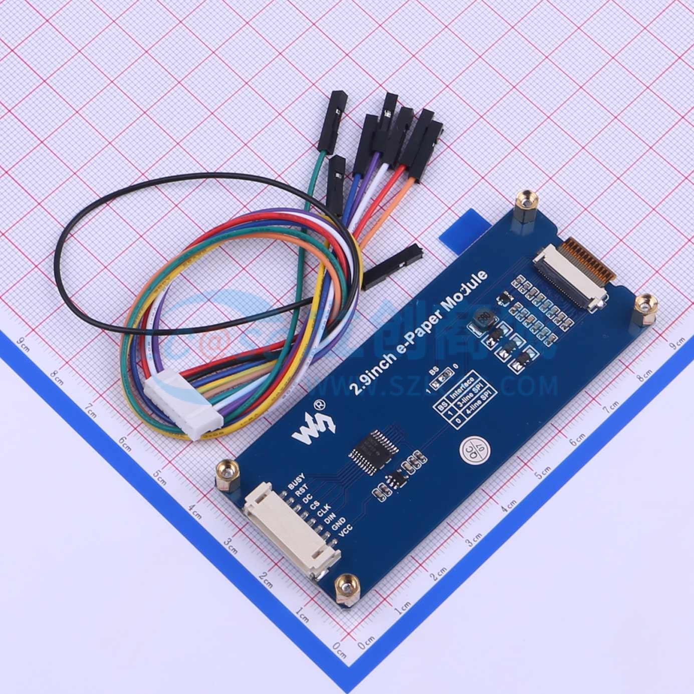 Linh kiện bán dẫn 2.9inch e-Paper Module Waveshare - Techcore Việt Nam