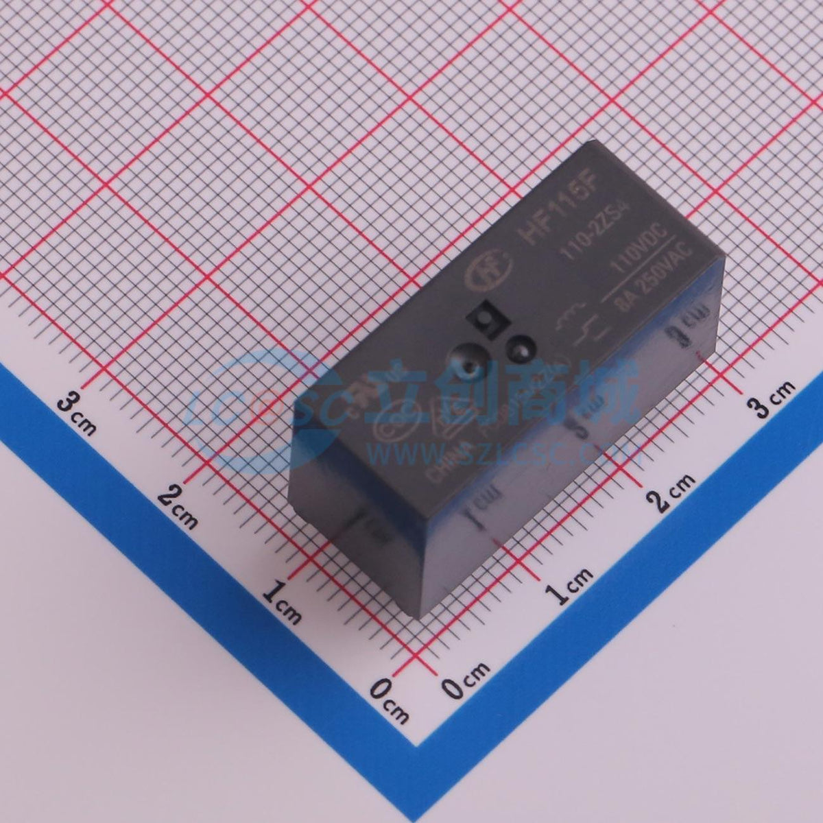 Rơ-le điện tử HF115F/110-2ZS4 HF 110V DIP,29x12.7mm - Techcore Việt Nam