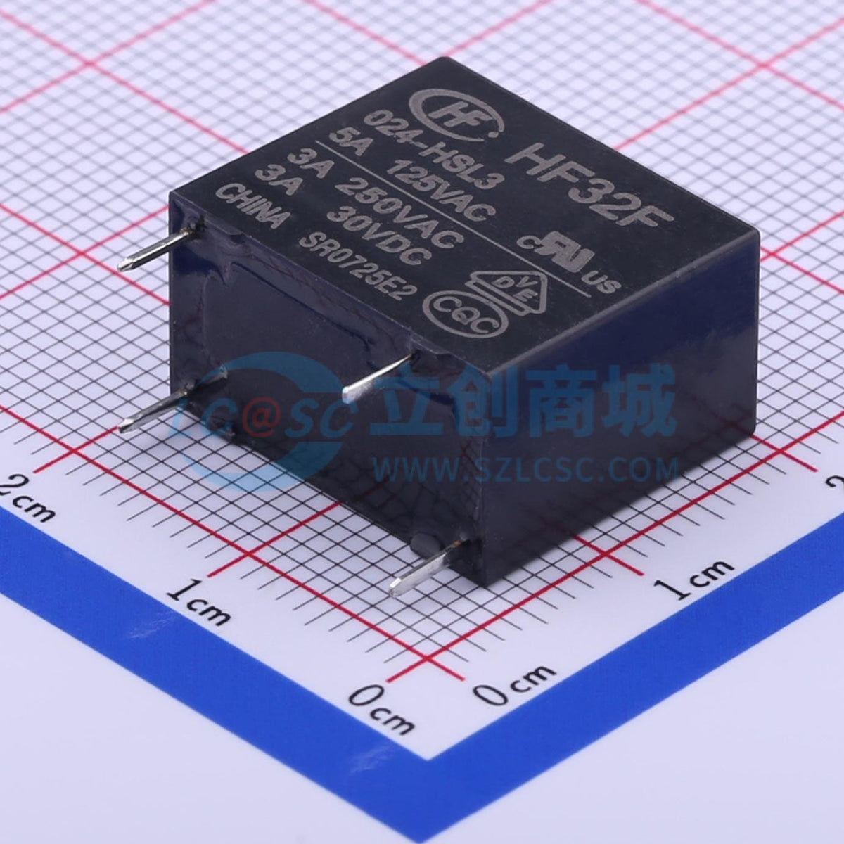 Rơ-le điện tử HF32F/024-HSL3 HF 24V THT,18.4x10.2mm - Techcore Việt Nam