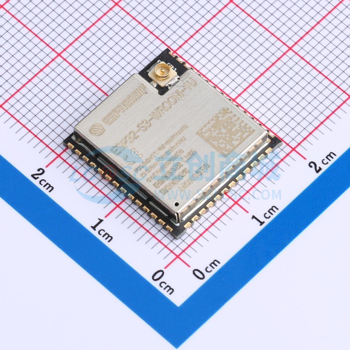 Module WiFi ESP32-S3-WROOM-1U-N16R8 ESPRESSIF SMD 19.2x18mm 2.4GHz - Techcore Việt Nam