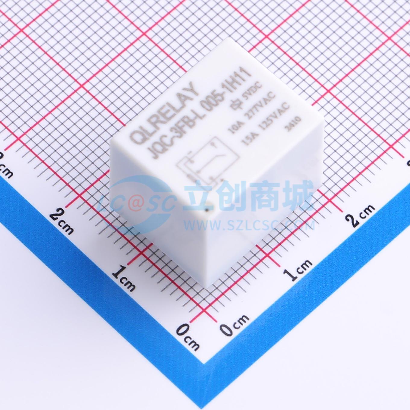 Rơ-le chốt từ JQC-3FB-L 005-1H11 QLRELAY THT,19x15.2mm - Techcore Việt Nam