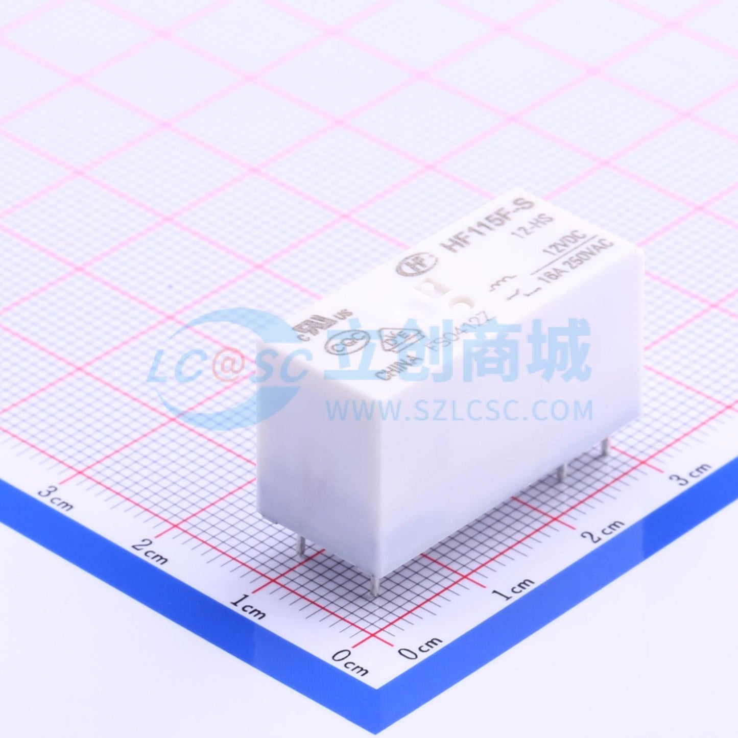 Rơ-le công suất HF115F-S/12-HS HF 12V DIP,29x12.7mm - Techcore Việt Nam
