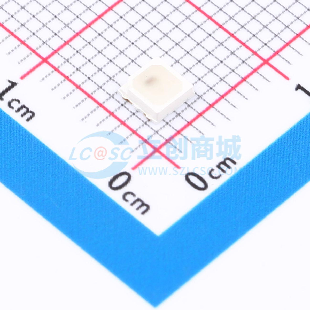 LED RGB tích hợp IC WS2812B-MINI-X2 worldsemi SMD3535-4P 620nm~625nm - Techcore Việt Nam