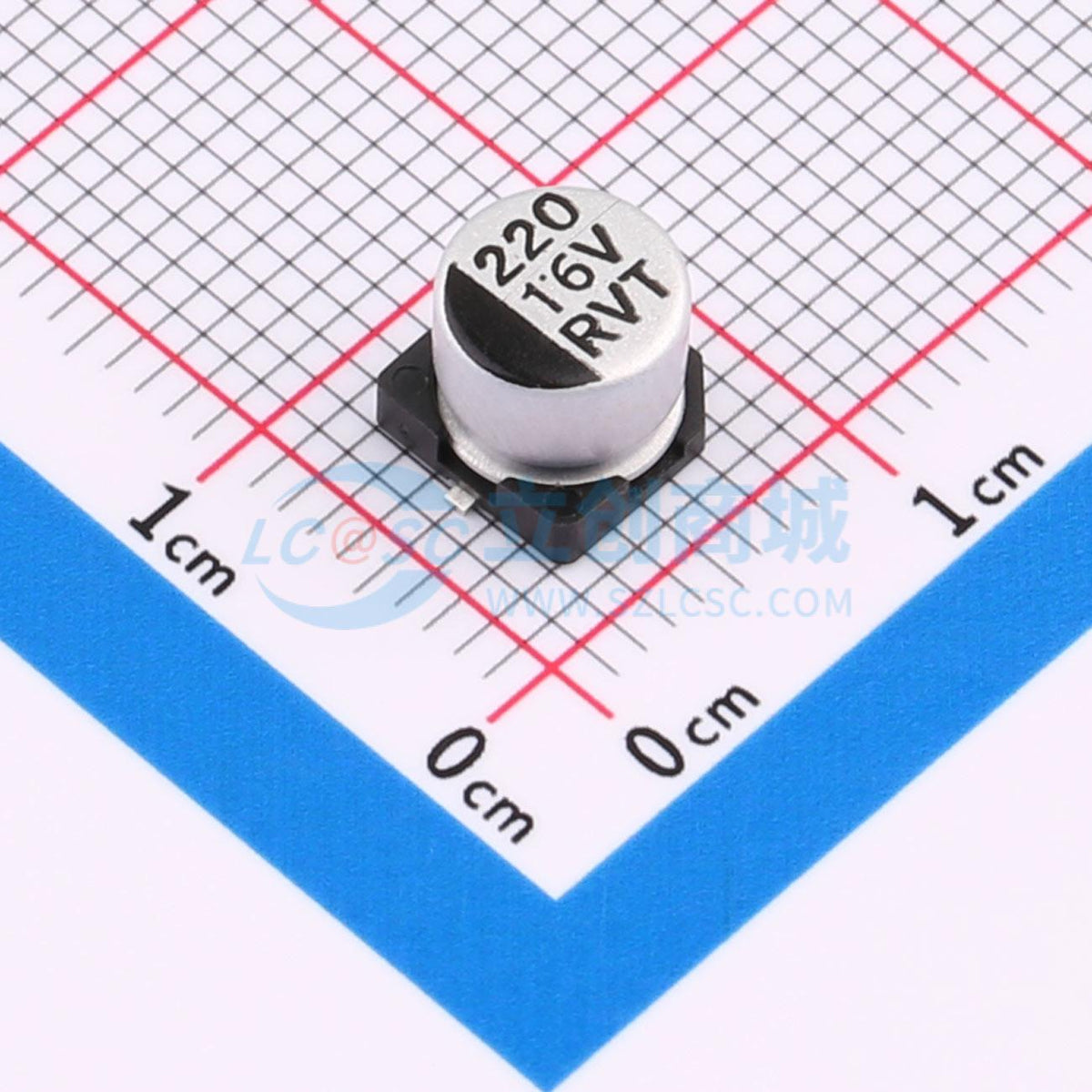 Linh kiện điện tử RVT1C221M0605 ROQANG SMD,D6.3xL5.4mm - Techcore Việt Nam
