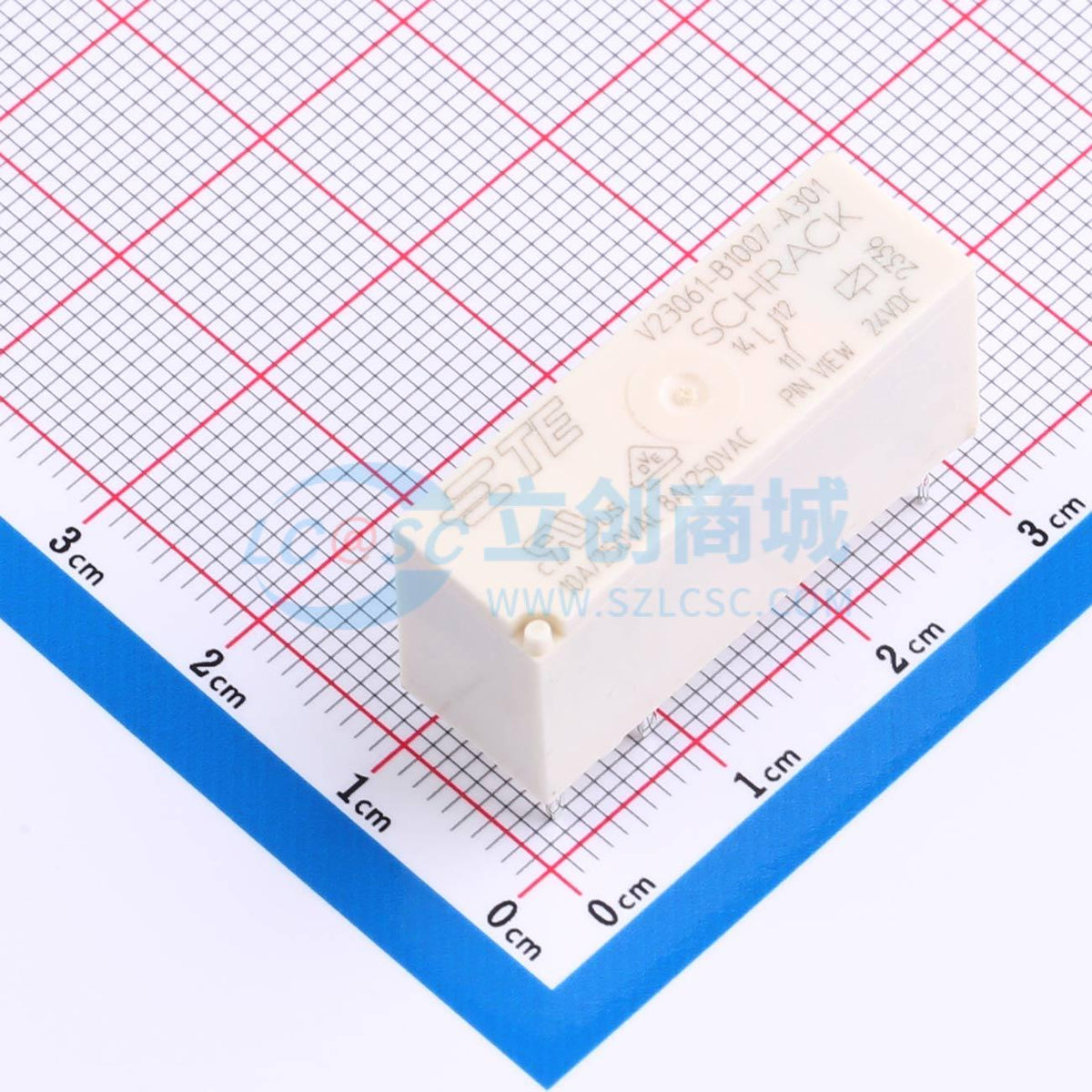 Rơ-le điện tử V23061B1007A301 TE Connectivity 24V THT,30x10mm - Techcore Việt Nam