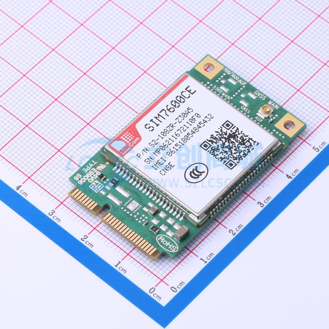 Module Di Động 2G/3G/4G/5G SIM7600CE-CNSE-PCIE SIMCOM SMD 30x30mm TD-SCDMA, GSM, HSPA+, TDD-LTE, FDD-LTE, EV-DO - Techcore Việt Nam