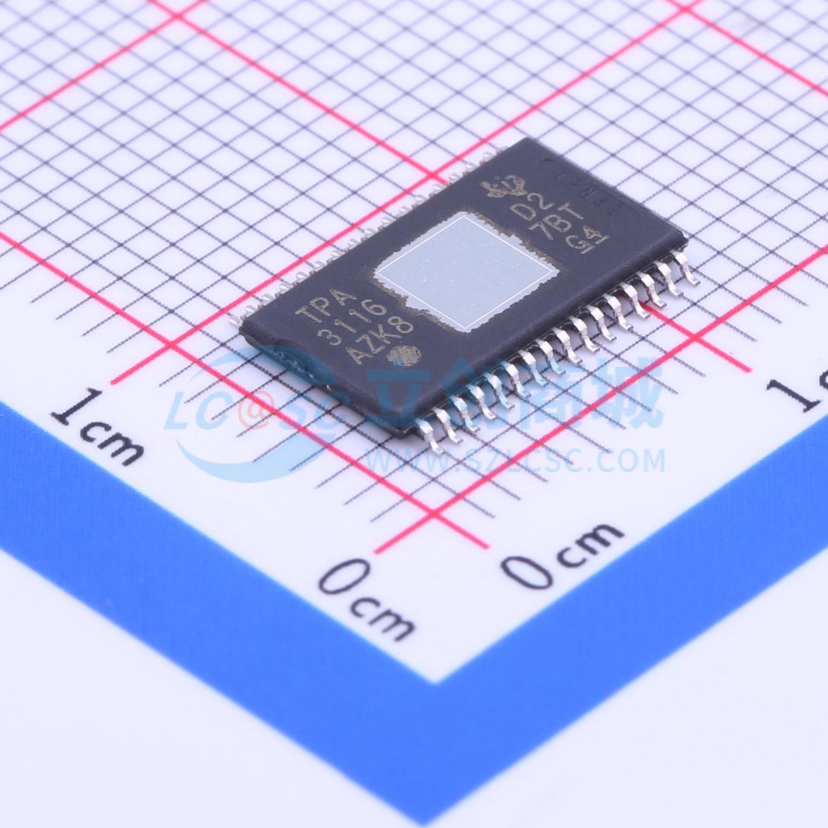IC Khuếch Đại Công Suất Âm Thanh TPA3116D2DADR Texas Instruments HTSSOP-32-6.1MM 2 kênh 4.5–26 V Class D 50 W × 2 @ 4Ω - Techcore Việt Nam