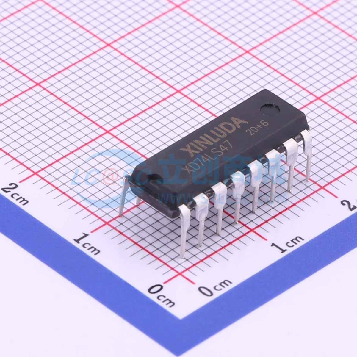 IC điều khiển LED 7 đoạn XD74LS47 XINLUDA DIP-16 1V - Techcore Việt Nam