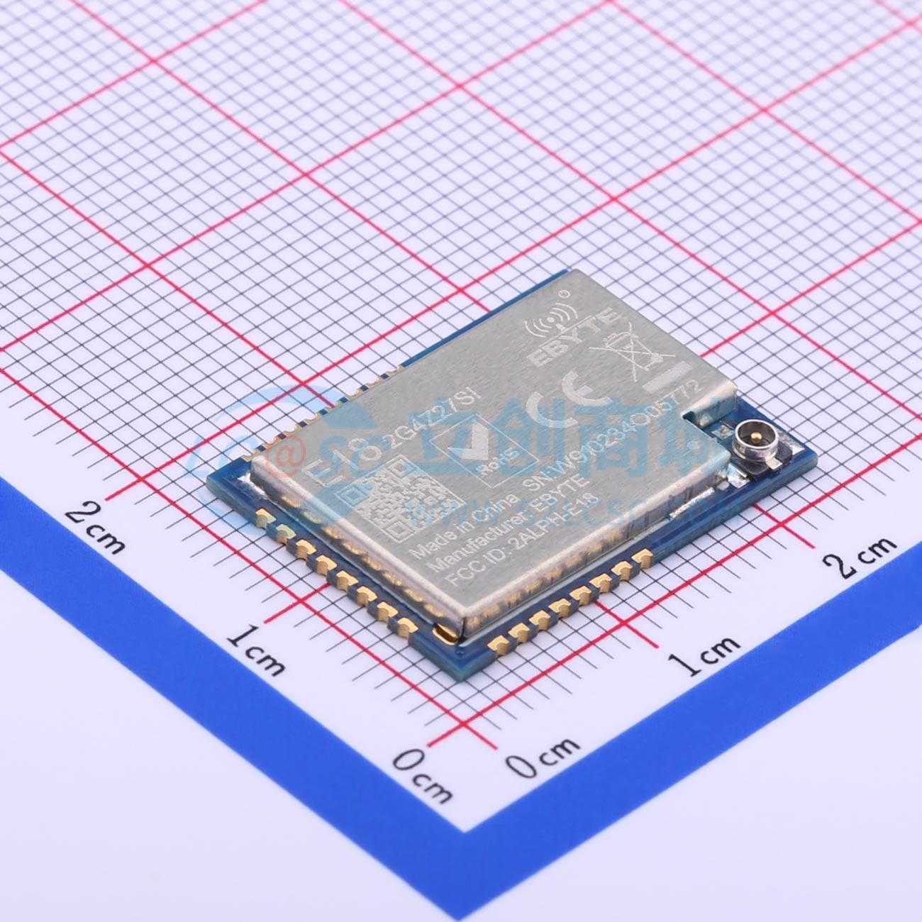 Module ZigBee E18-2G4Z27SI EBYTE SMD 22.5x16mm ZigBee|TICC2530F256+PA2.4G|500mW-IPEX - Techcore Việt Nam