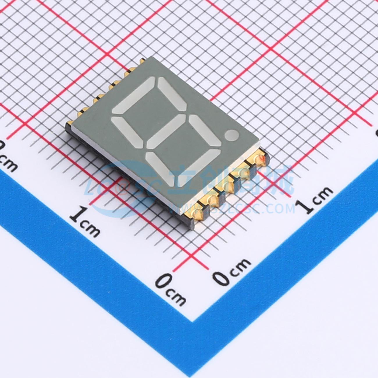 LED 7 đoạn GS3912AB-G Guangcai Display SMD,15x9.8mm - Techcore Việt Nam