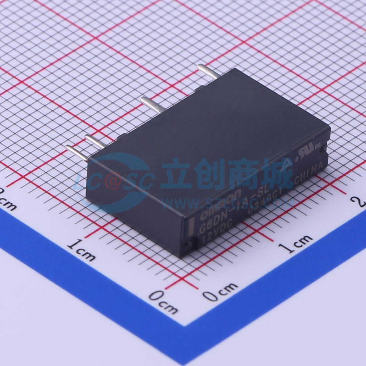 Rơ-le công suất G6DN-1A-SL DC12 OMRON 12V DIP,20x5.1mm - Techcore Việt Nam