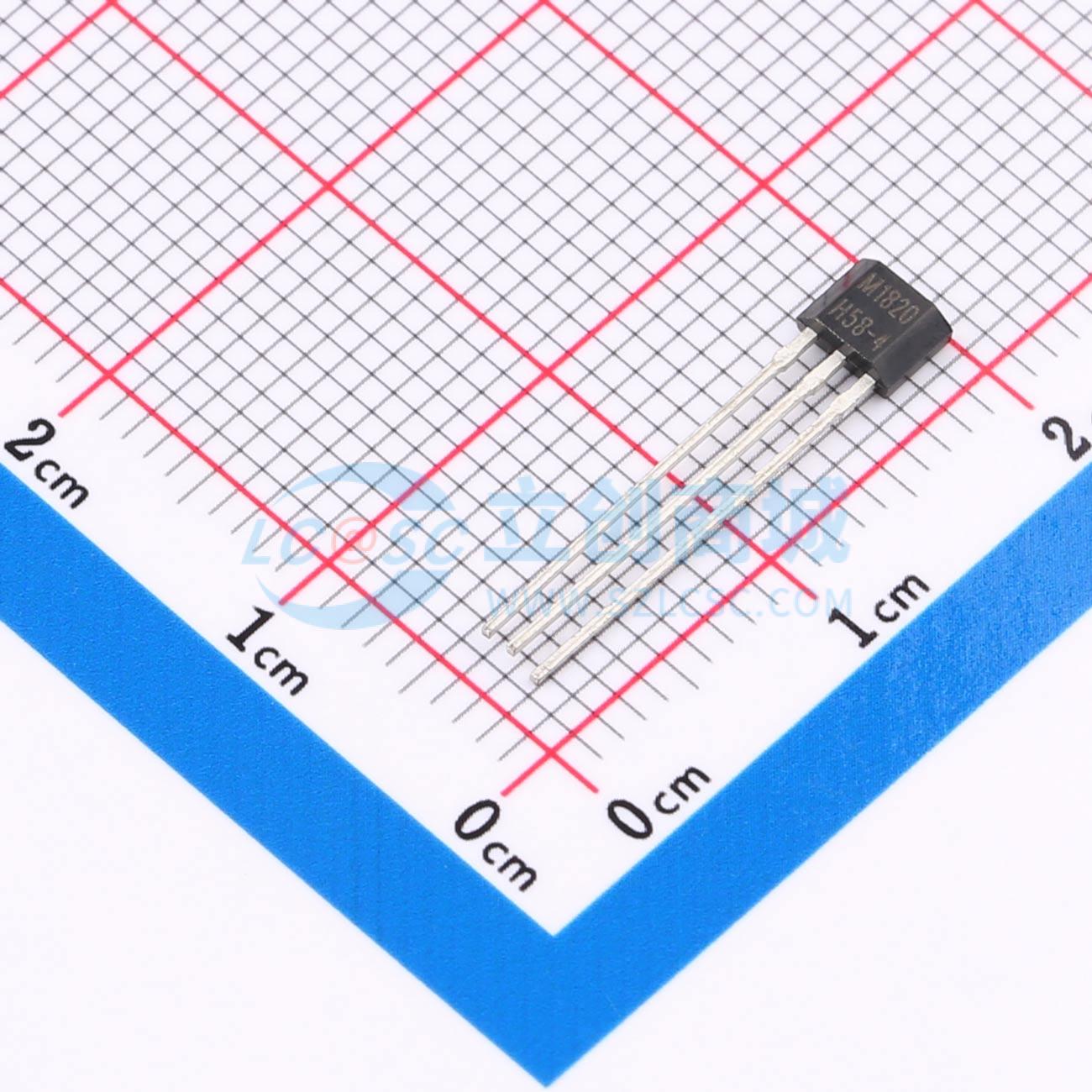 Cảm biến nhiệt độ M1820B Mysentech TO-92S -70°C~+150°C 1.8V~5.5V - Techcore Việt Nam