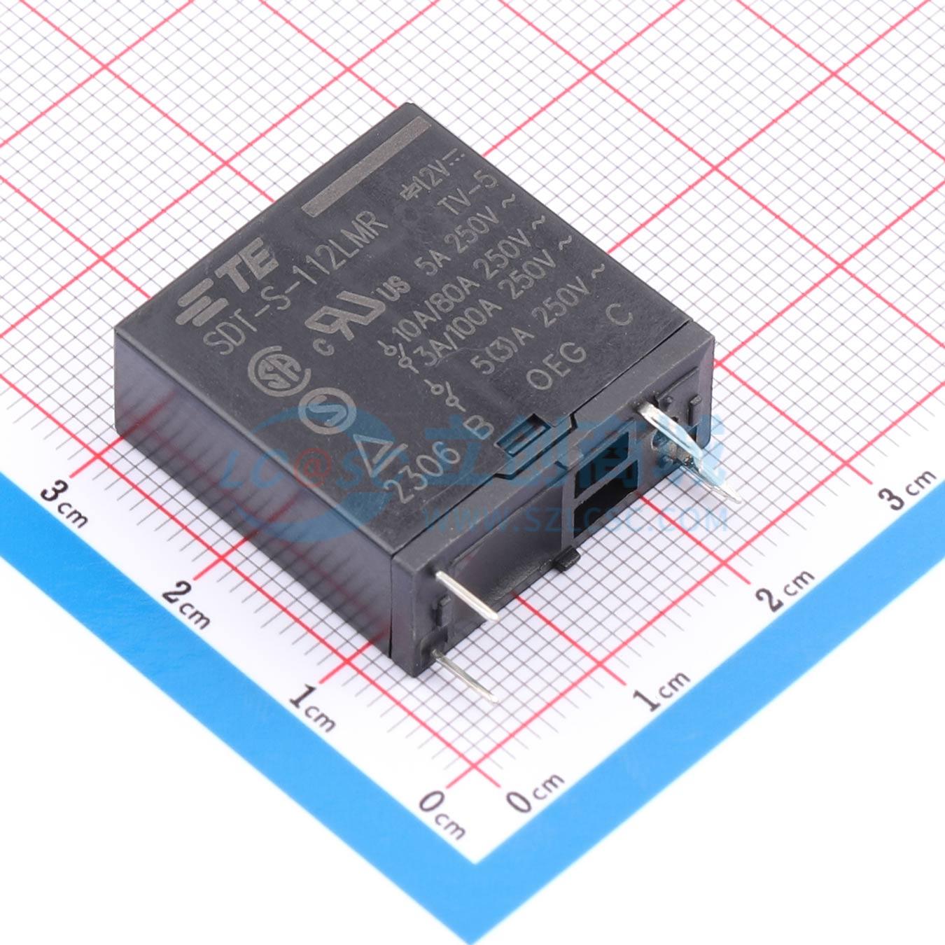 Rơ-le điện tử SDT-S-112LMR TE Connectivity 12V THT,24x10mm - Techcore Việt Nam