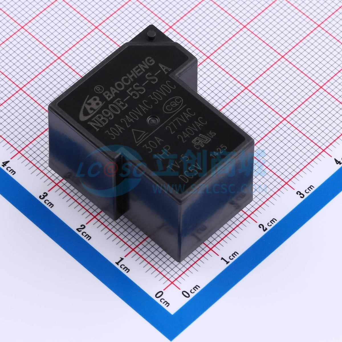 Rơ-le điện tử NB90E-5S-S-A 30A NBC 5V THT - Techcore Việt Nam