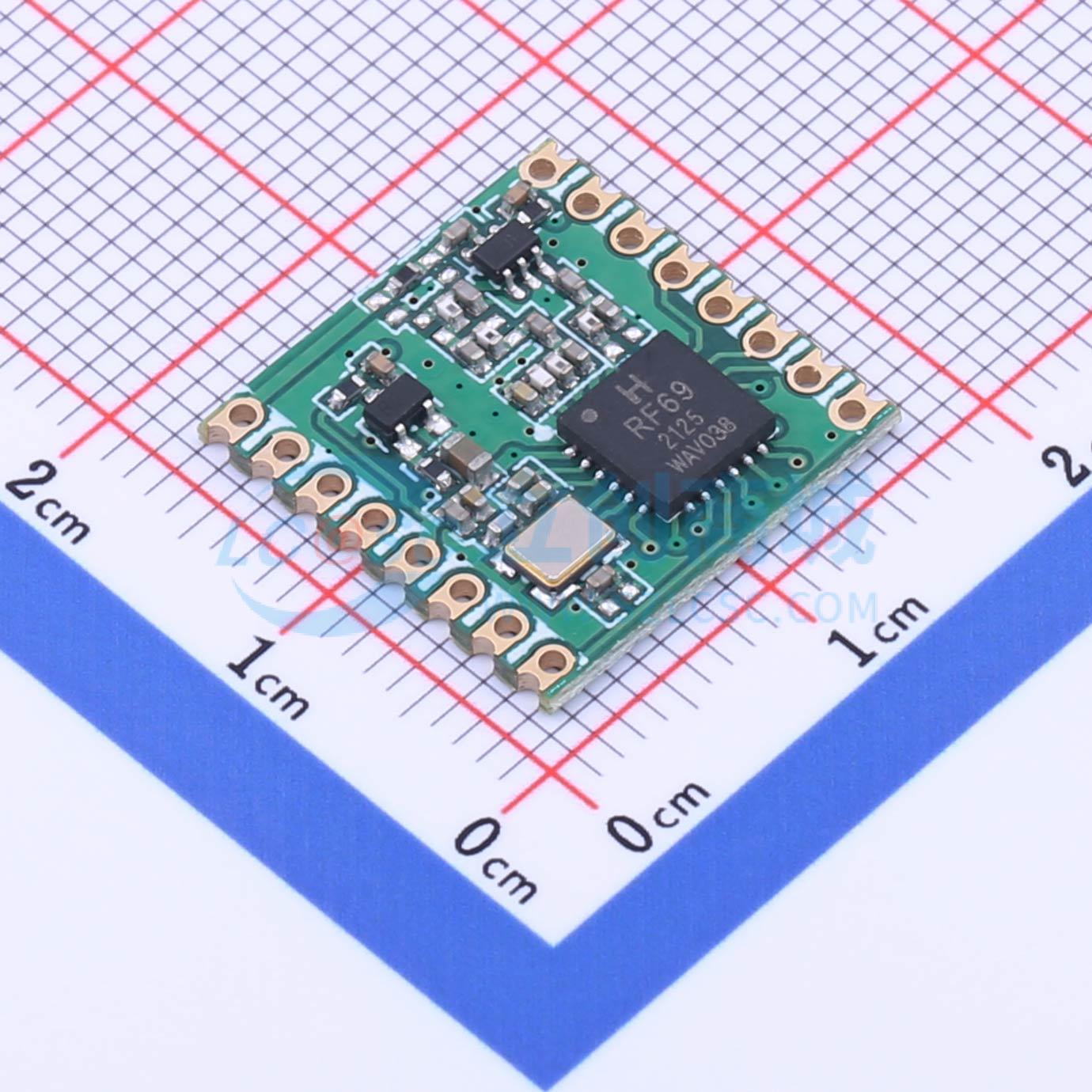 Module RF DL-RFM69HC-915M DreamLNK SMD 16x16mm OOK, FSK, MSK, GFSK - Techcore Việt Nam