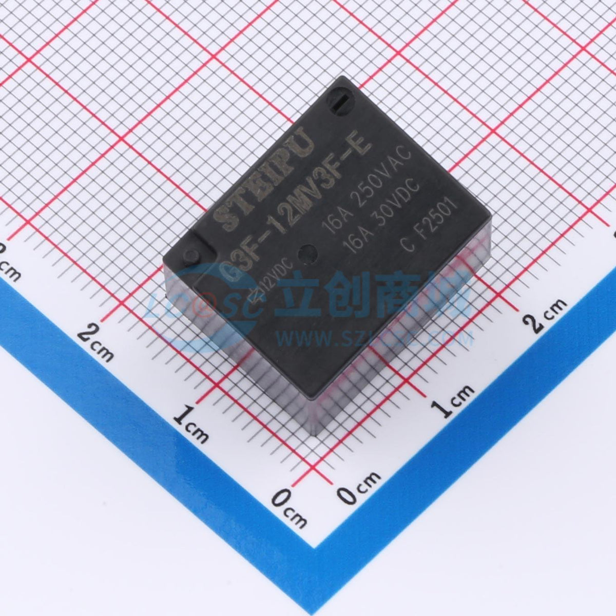 Rơ-le GEO 3F-12MV3F-E STEIPU 12V THT-4P,19.2x15.5mm - Techcore Việt Nam