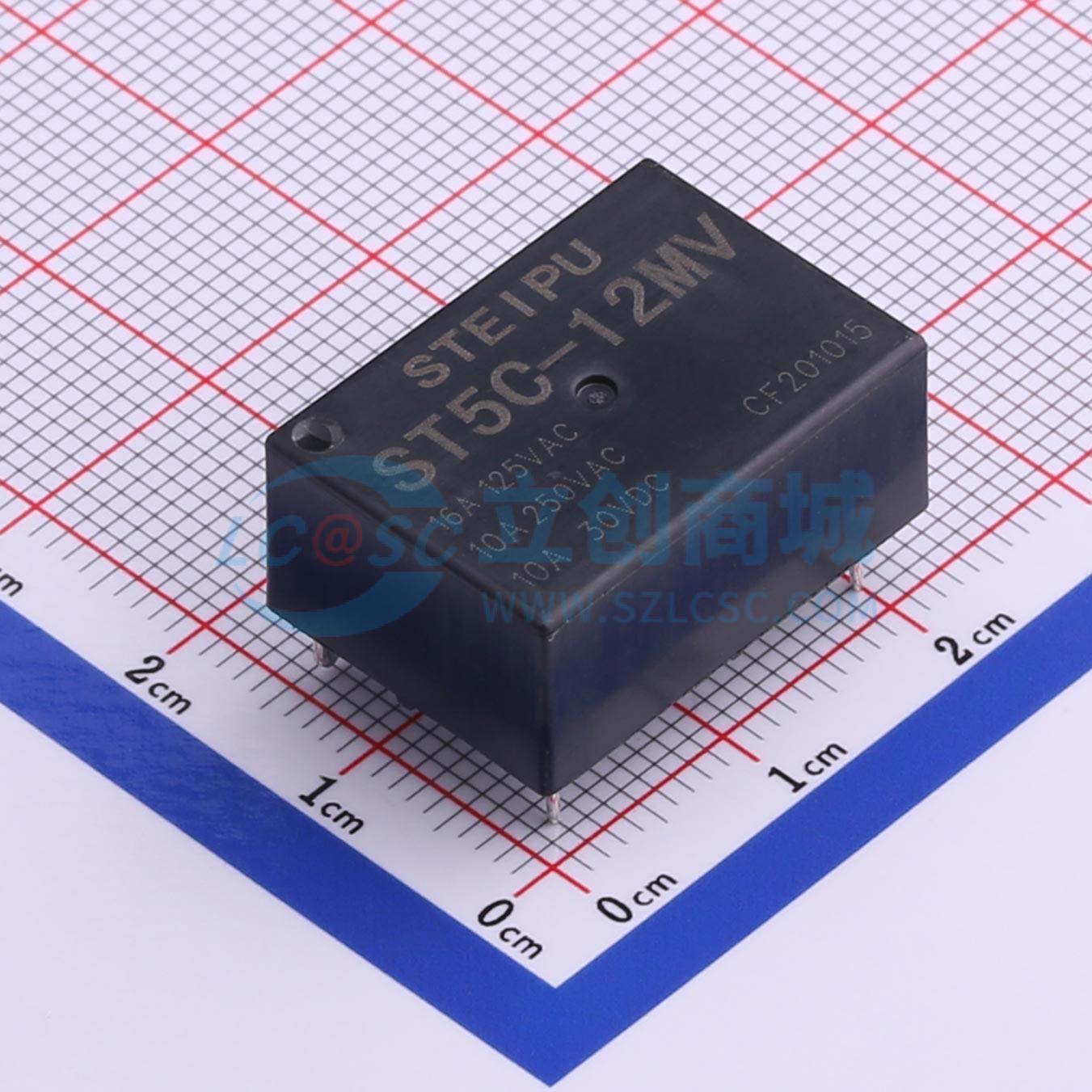 Rơ-le công suất ST5C-12MV-E STEIPU 12V THT,22x16mm - Techcore Việt Nam