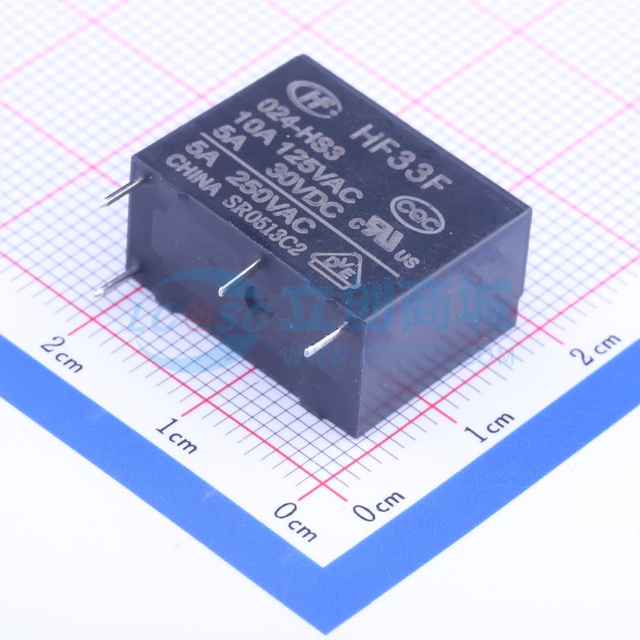 Rơ-le điện tử HF33F/024-HS3 HF 24V THT,20.5x10.2mm - Techcore Việt Nam
