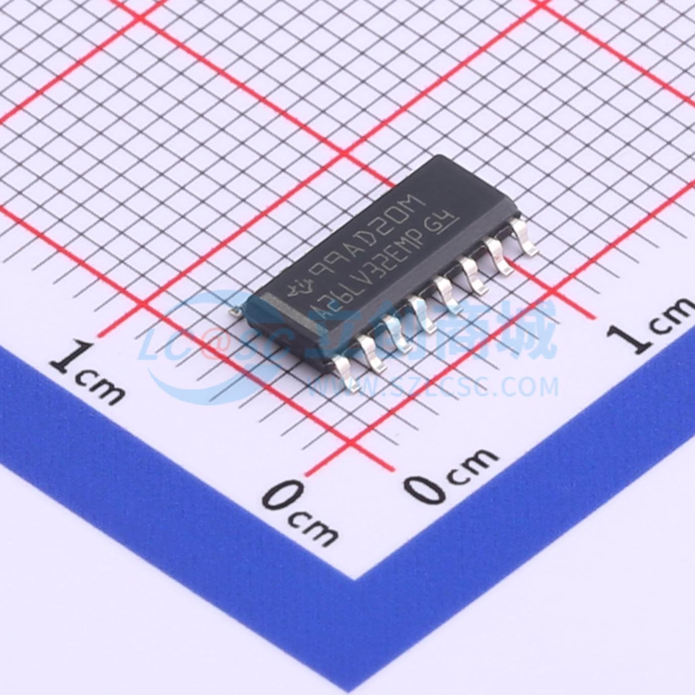 IC giao tiếp RS-485/RS-422 AM26LV32EMDREP Texas Instruments SOIC-16 - Techcore Việt Nam