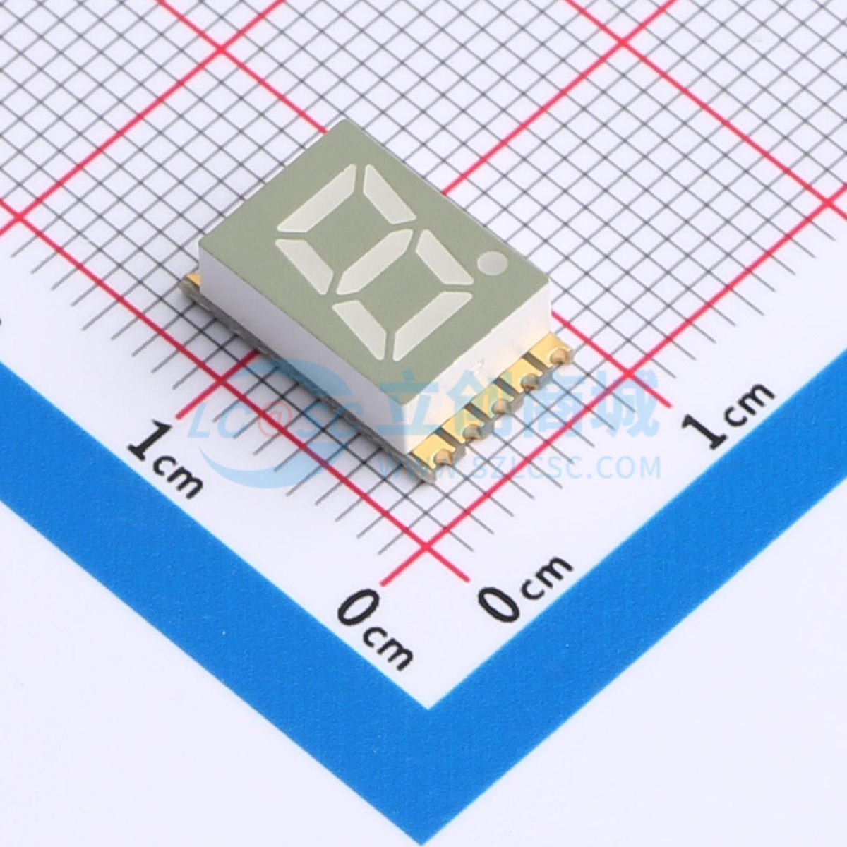 LED 7 đoạn GS2815CW-G Guangcai Display SMD,12x7.4mm - Techcore Việt Nam