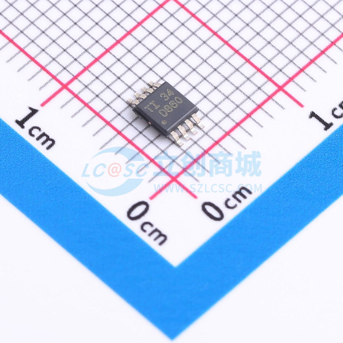 IC DAC DAC8560IDDGKT VSSOP-8-0.65mm - Techcore Việt Nam