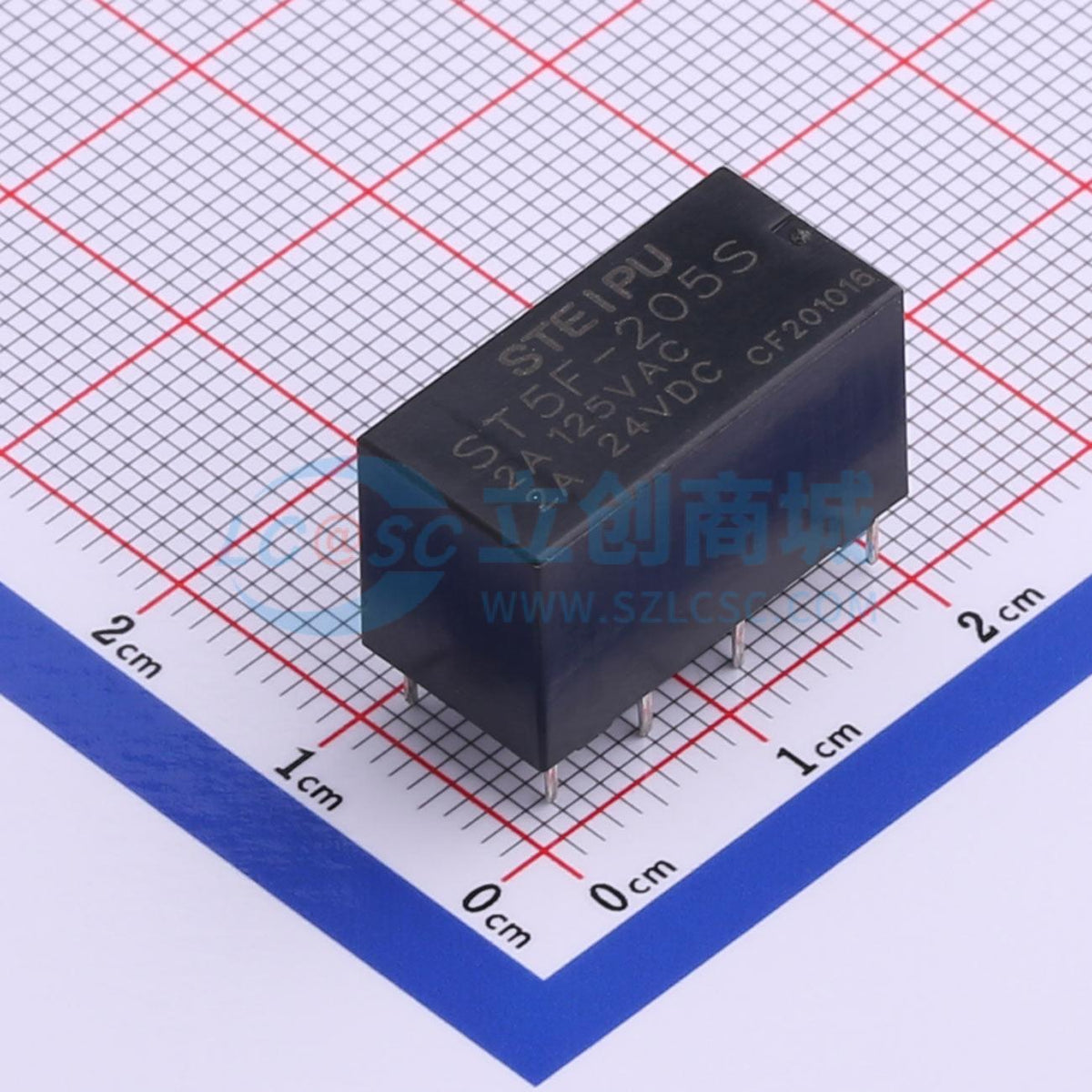 Rơ-le ST5F-205S STEIPU 5V DIP,20.3x9.9mm - Techcore Việt Nam