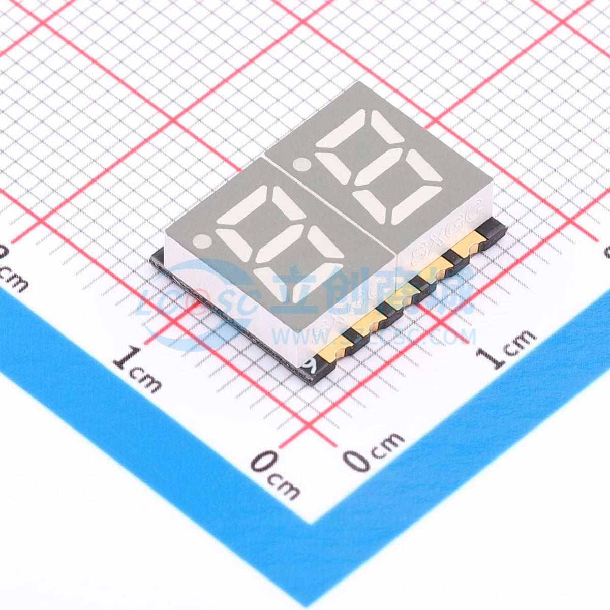 LED 7 đoạn GS2825ASR-G Guangcai Display SMD - Techcore Việt Nam