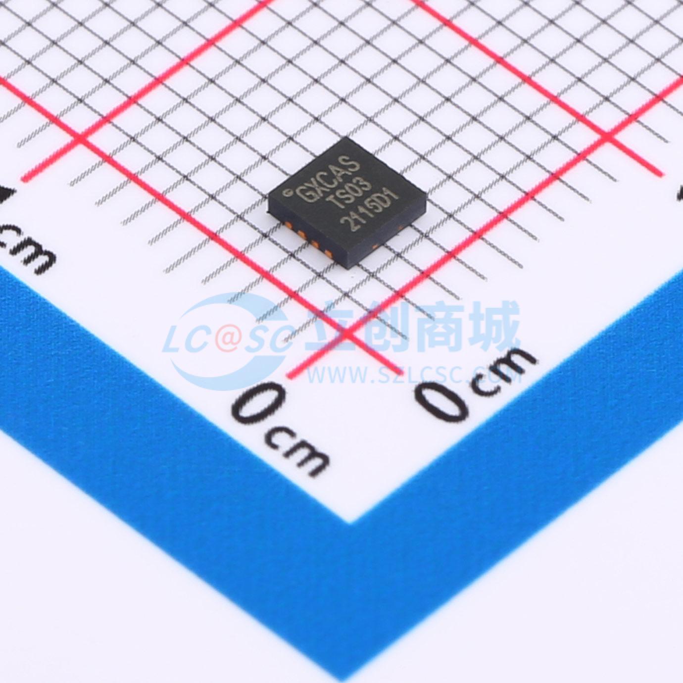 Cảm biến nhiệt độ GXTS03D GXCAS DFN-8 -40°C~+125°C 2.4V~5.5V - Techcore Việt Nam