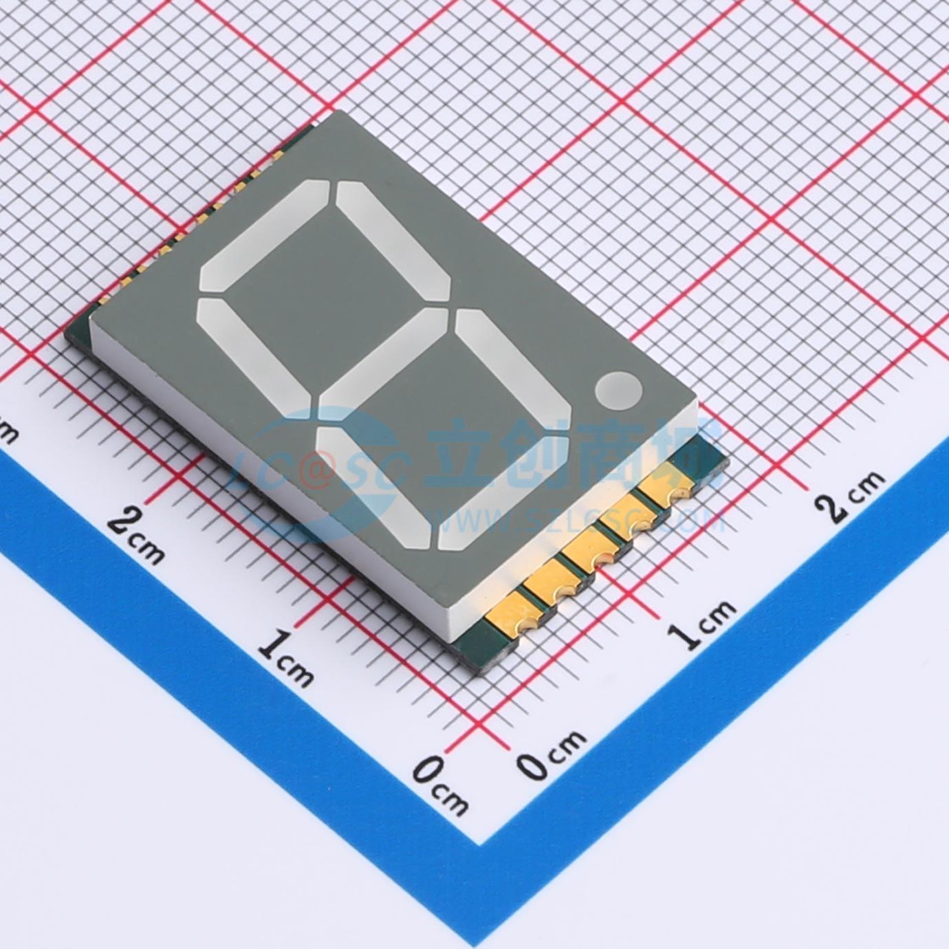 LED 7 đoạn GS8011AB-G Guangcai Display SMD,28x16.8mm Anode chung - Techcore Việt Nam