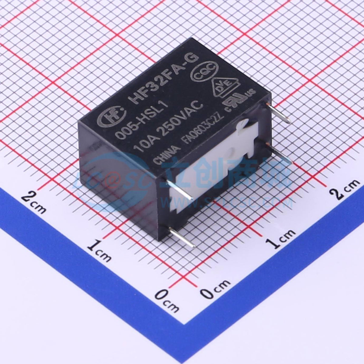 Rơ-le điện tử HF32FA-G/005-HSL1 HF 5V THT,17.6x10.1mm - Techcore Việt Nam